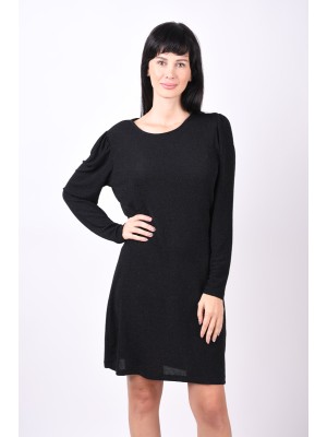 Rochie Vila Vishinni Glitter Black/Black Lurex